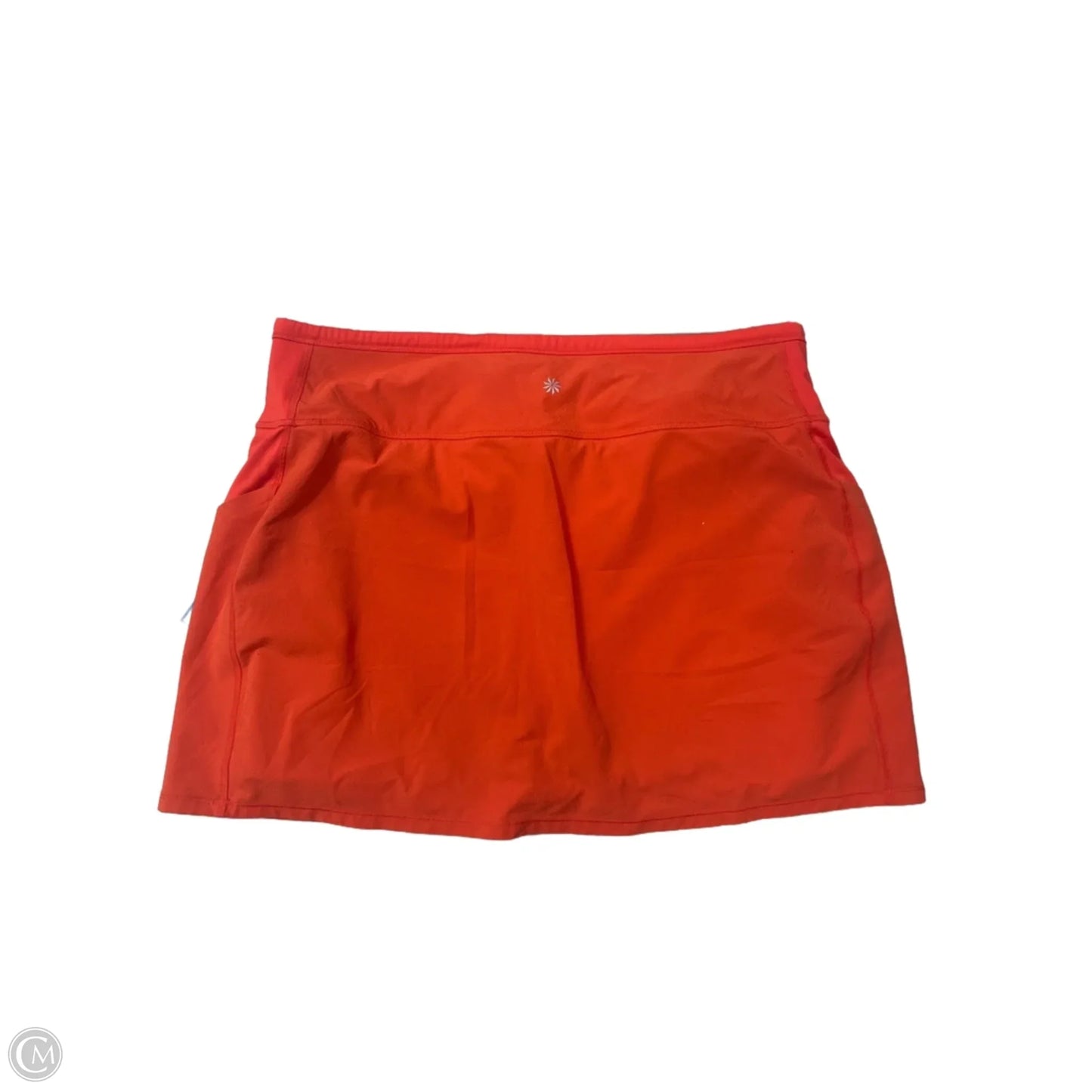 Athletic Skort By Athleta In Orange, Size: L