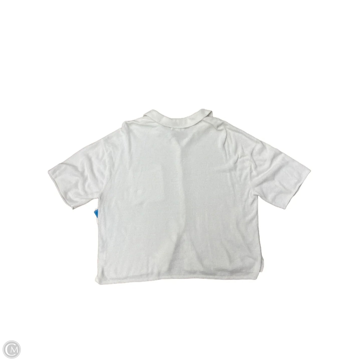 Sweater Short Sleeve By Barefoot Dreams In White, Size: Xl