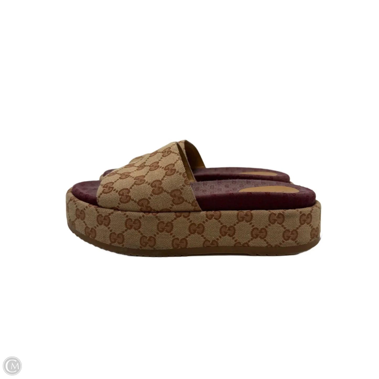 Gucci Platform Slide Luxury Designer Shoes, Size: 12 (42)