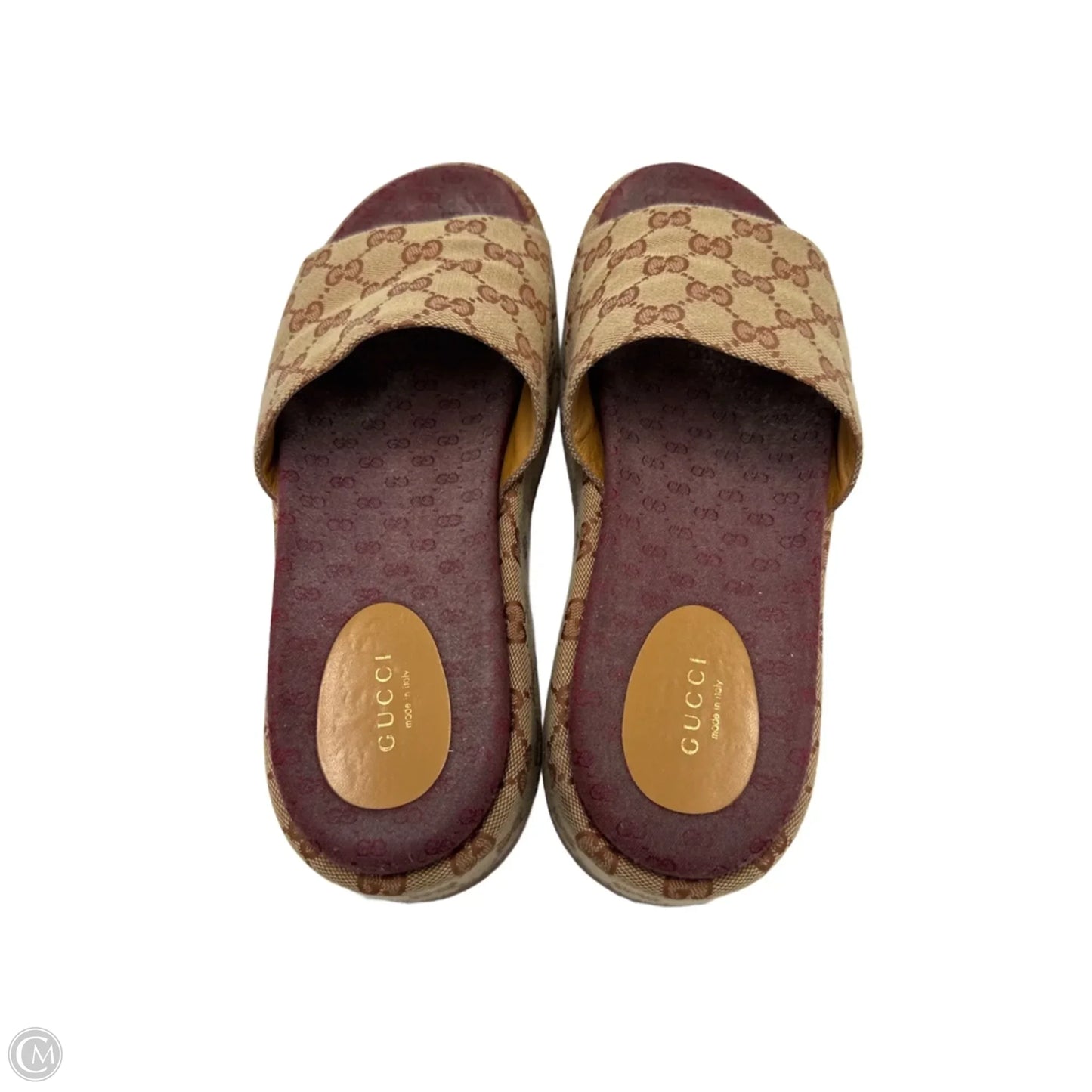 Gucci Platform Slide Luxury Designer Shoes, Size: 12 (42)