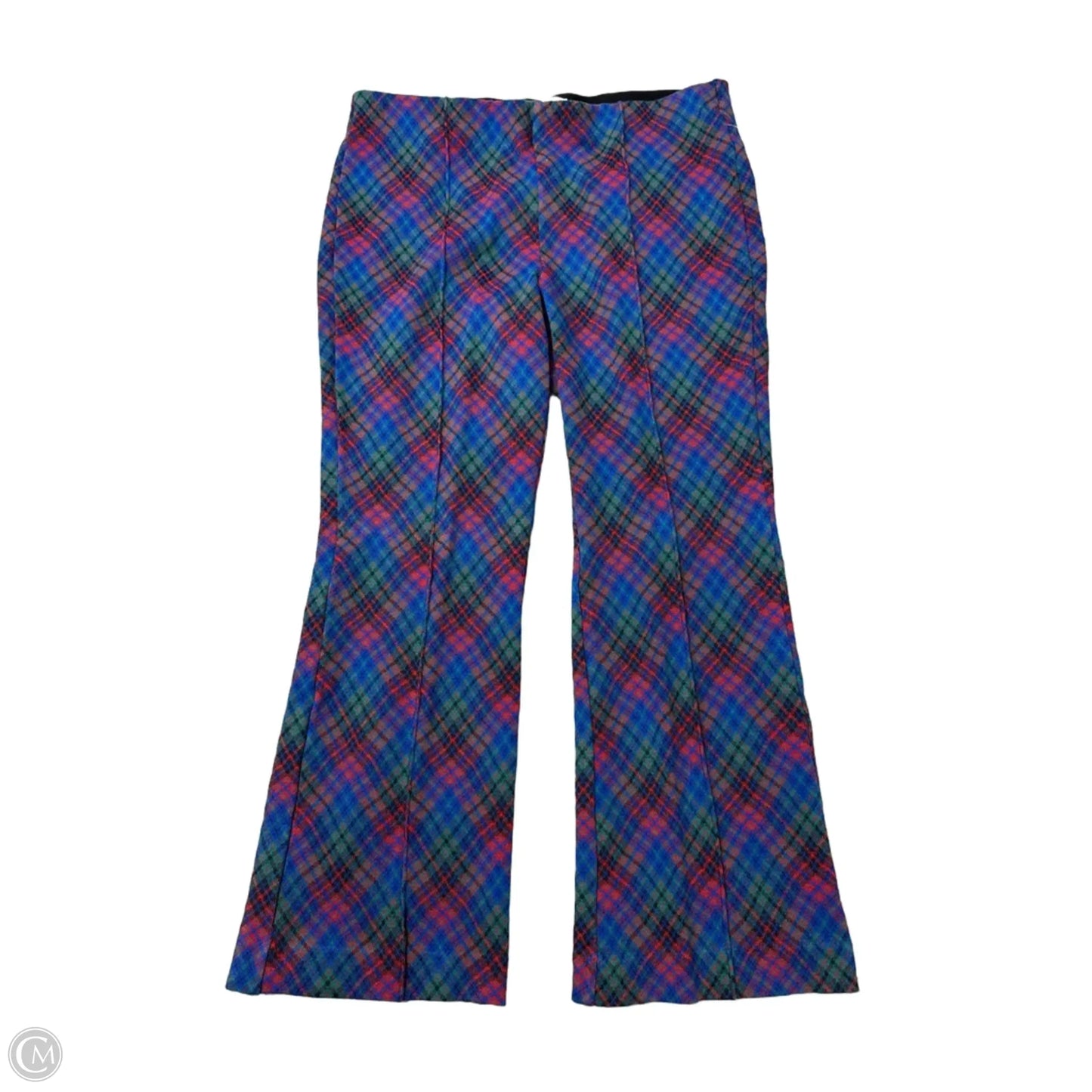 Pants Cropped By Maeve In Orange & Purple, Size: M