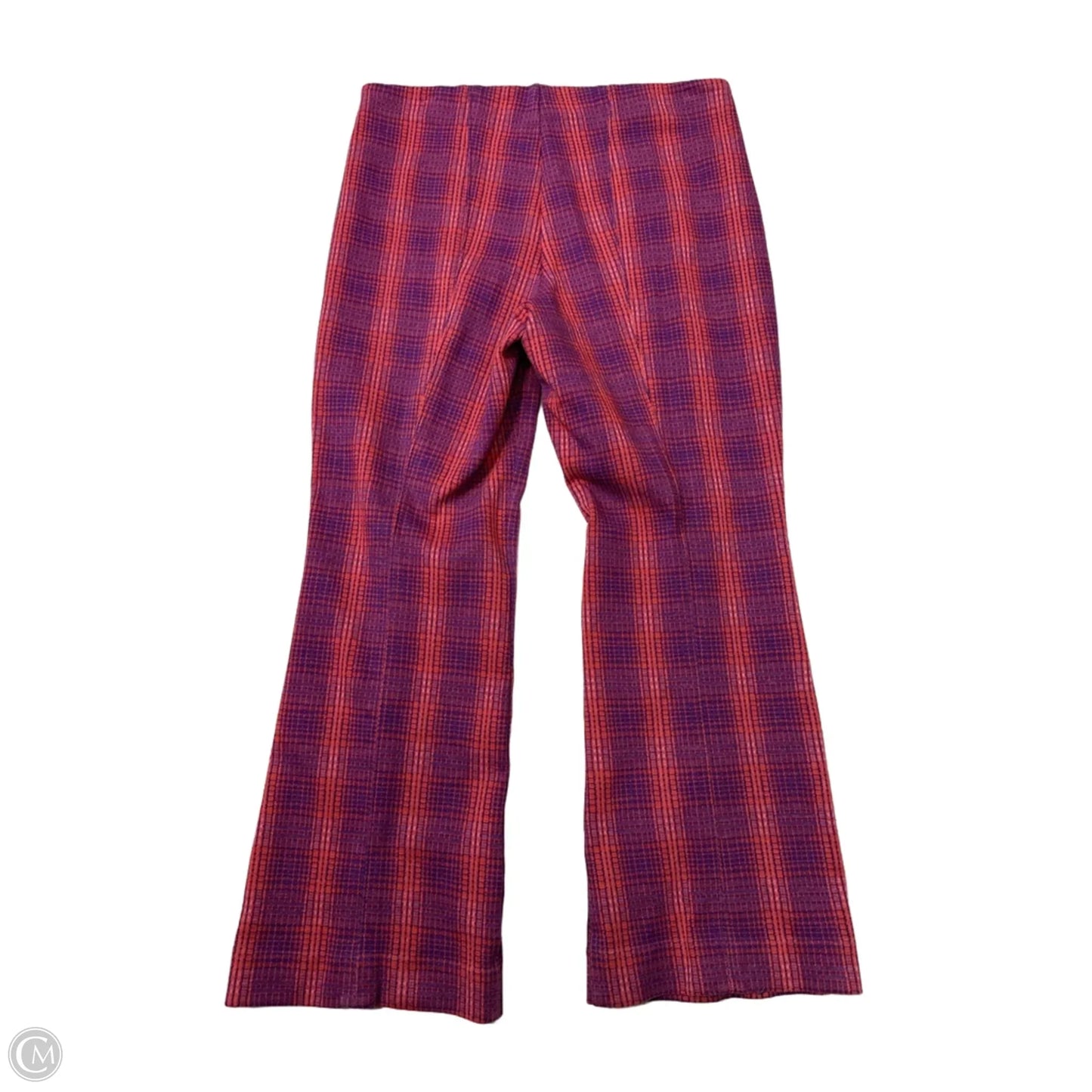 Pants Cropped By Maeve In Plaid Pattern, Size: M