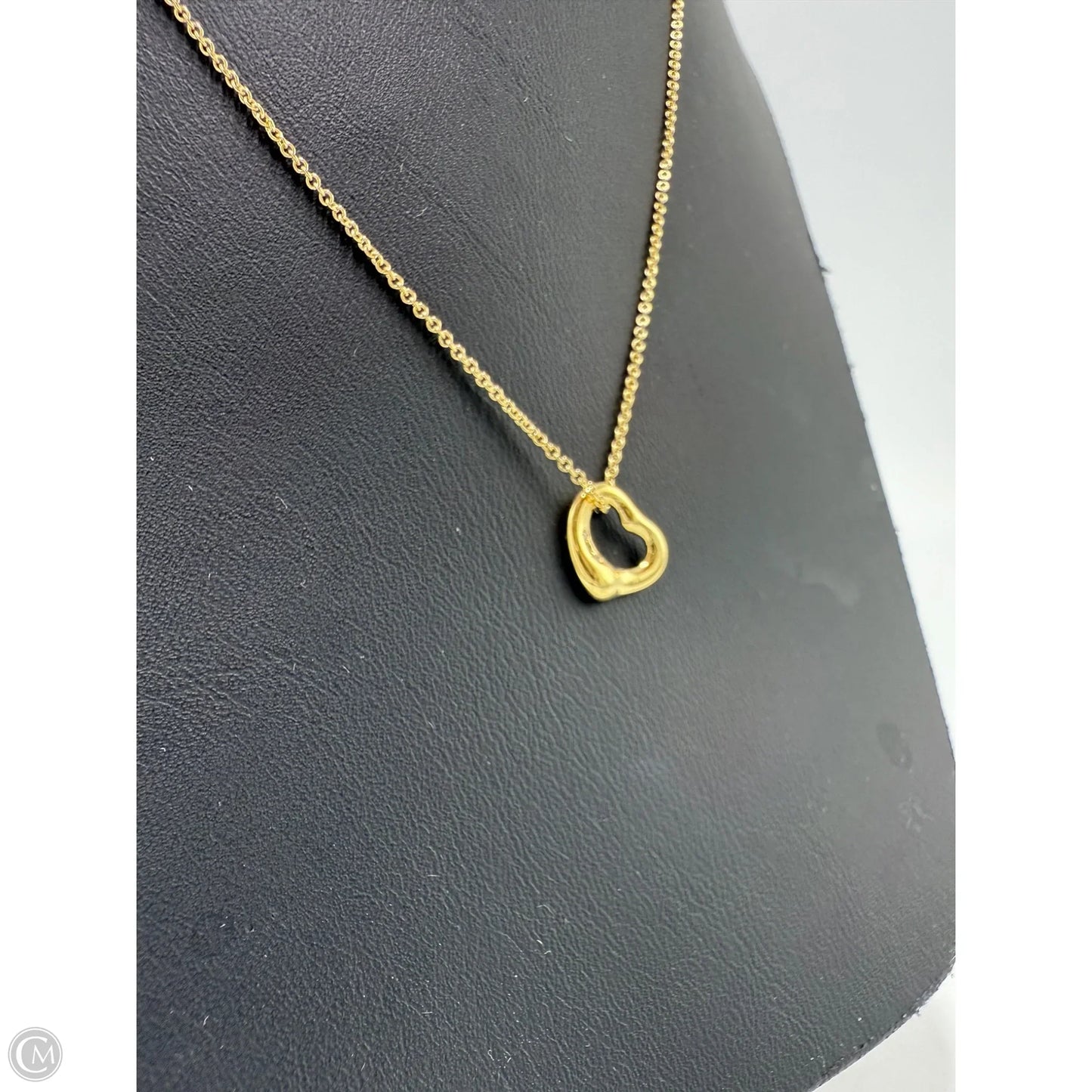 Tiffany & Company Elsa Perfetti Open Heart w/ Diamonds Luxury Designer Necklace