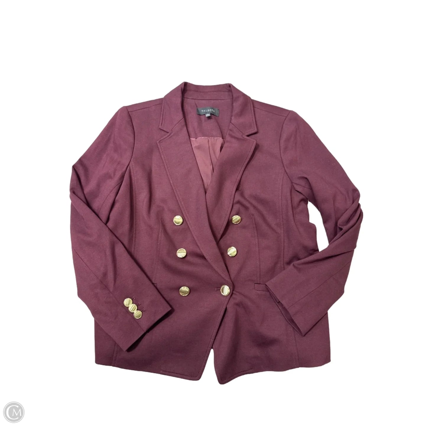 Blazer By Talbots In Maroon, Size: L