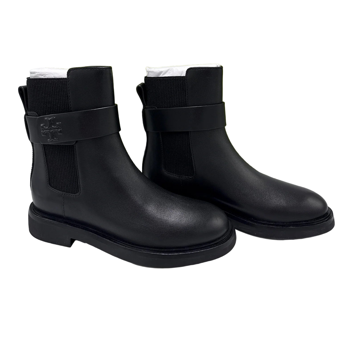 Boots Designer By Tory Burch In Black, Size: 5.5