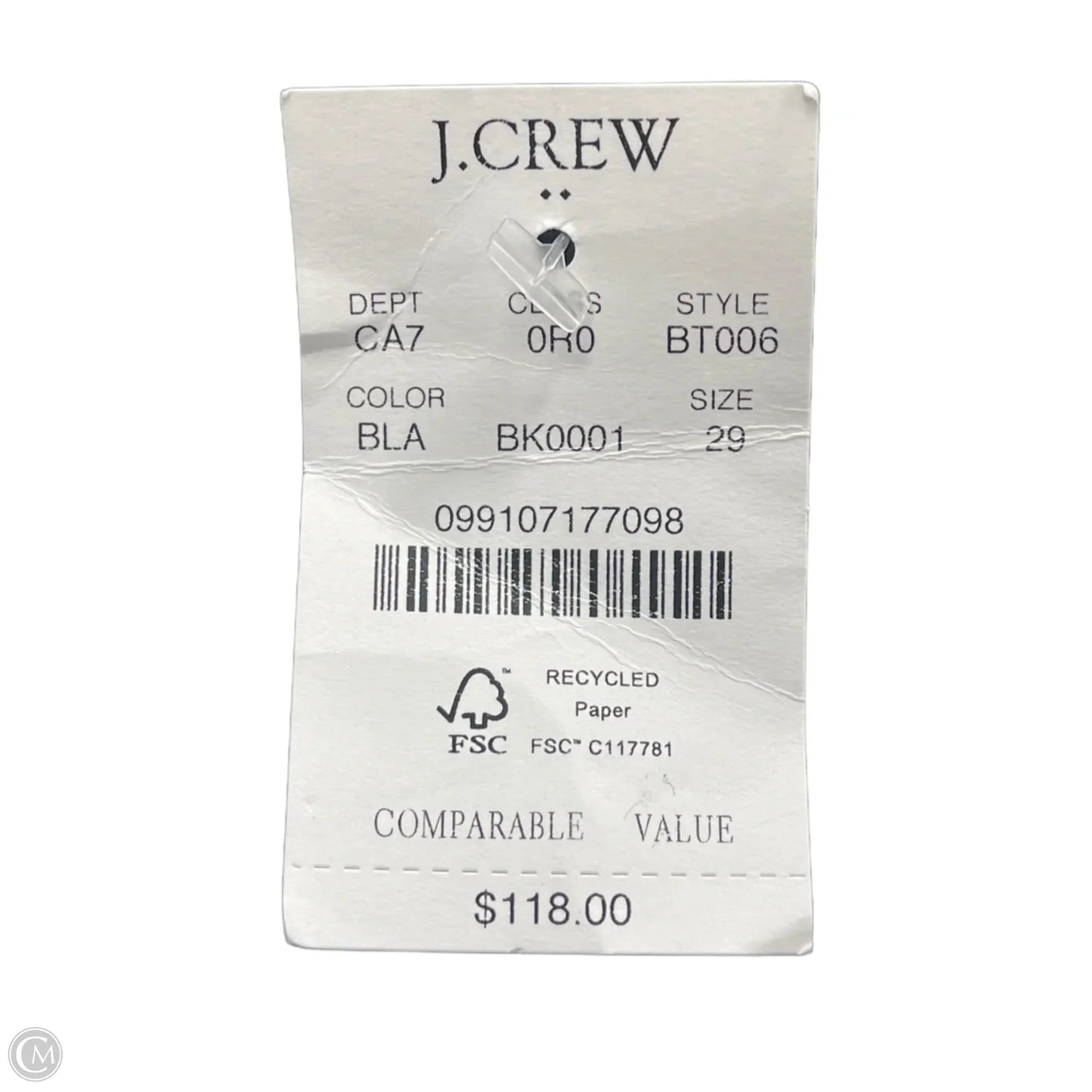 New! Pants Corduroy By J. Crew In Black, Size: 8