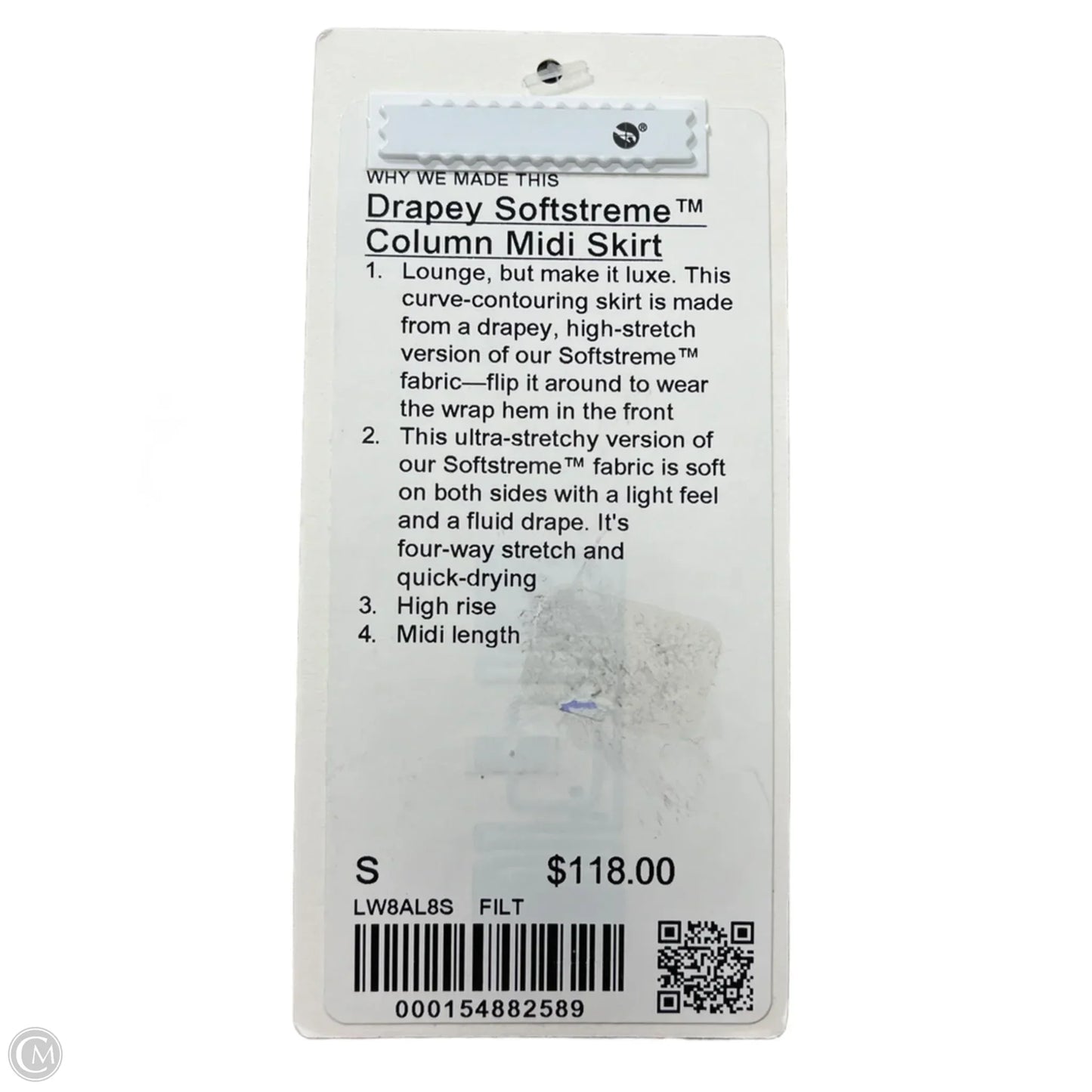 Athletic Skirt By Lululemon In Tan, Size: S