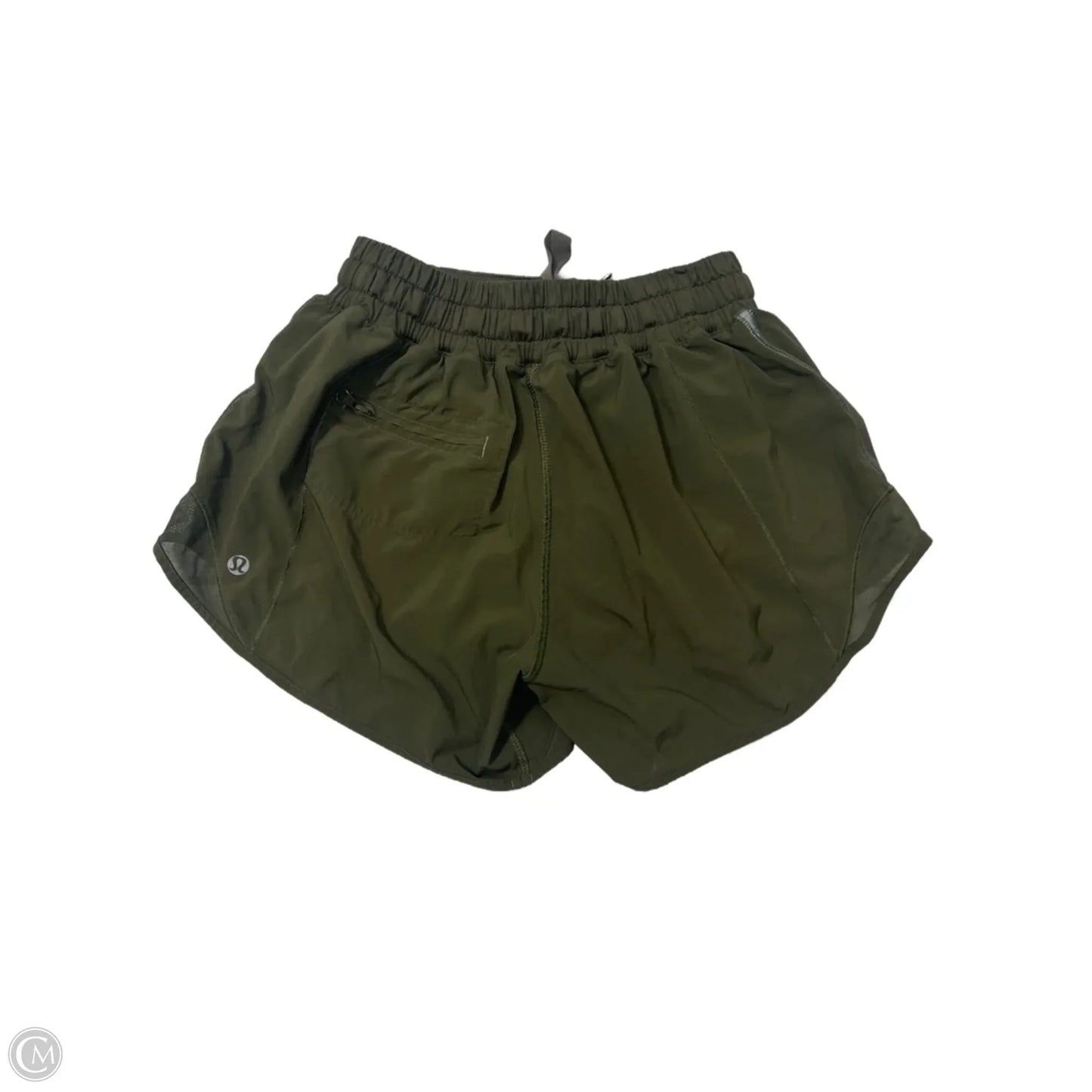 Athletic Shorts By Lululemon In Green, Size: S