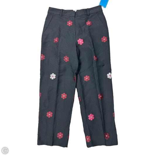 Pants Designer By Kate Spade In Floral Print, Size: 6