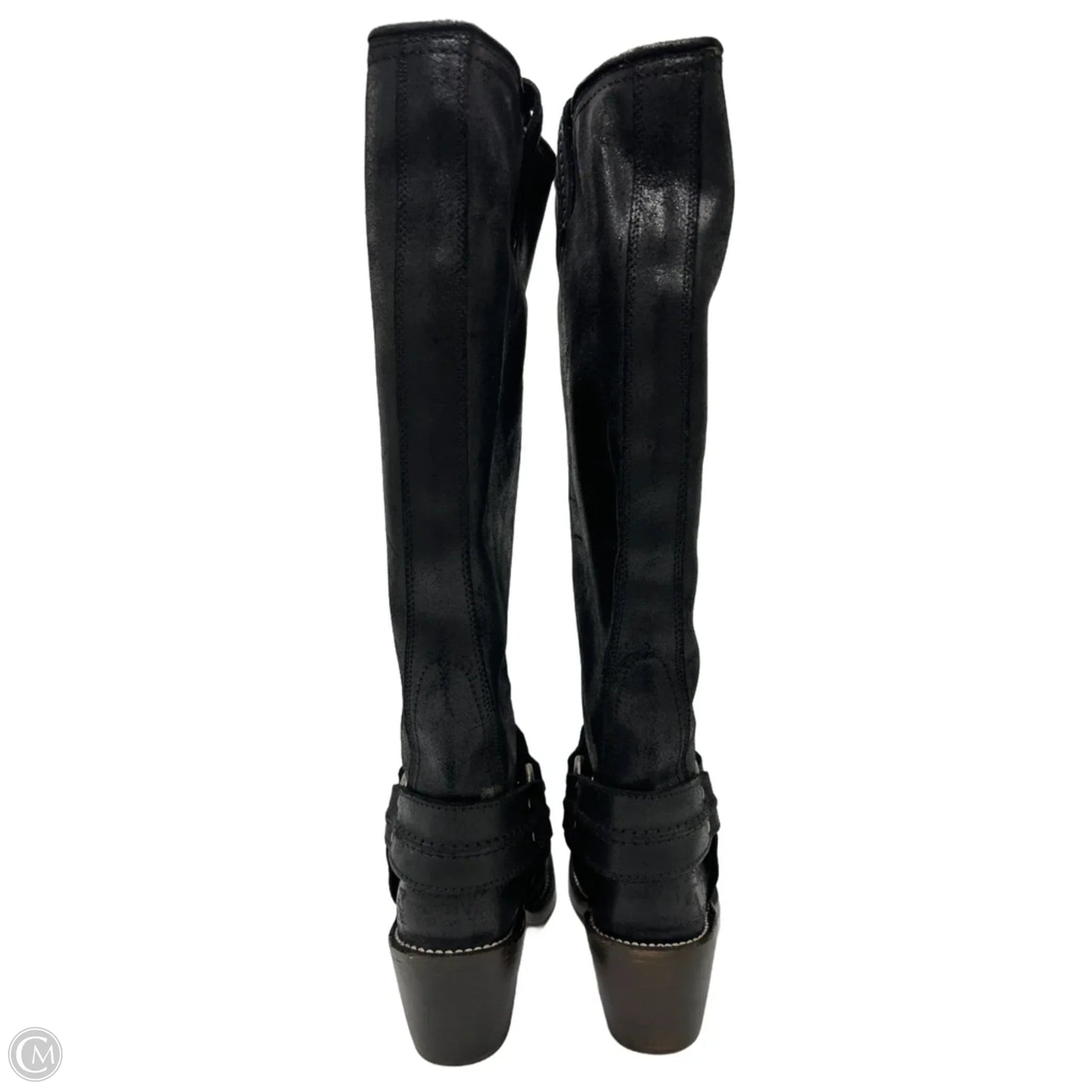Boots Designer By Frye In Black, Size: 8