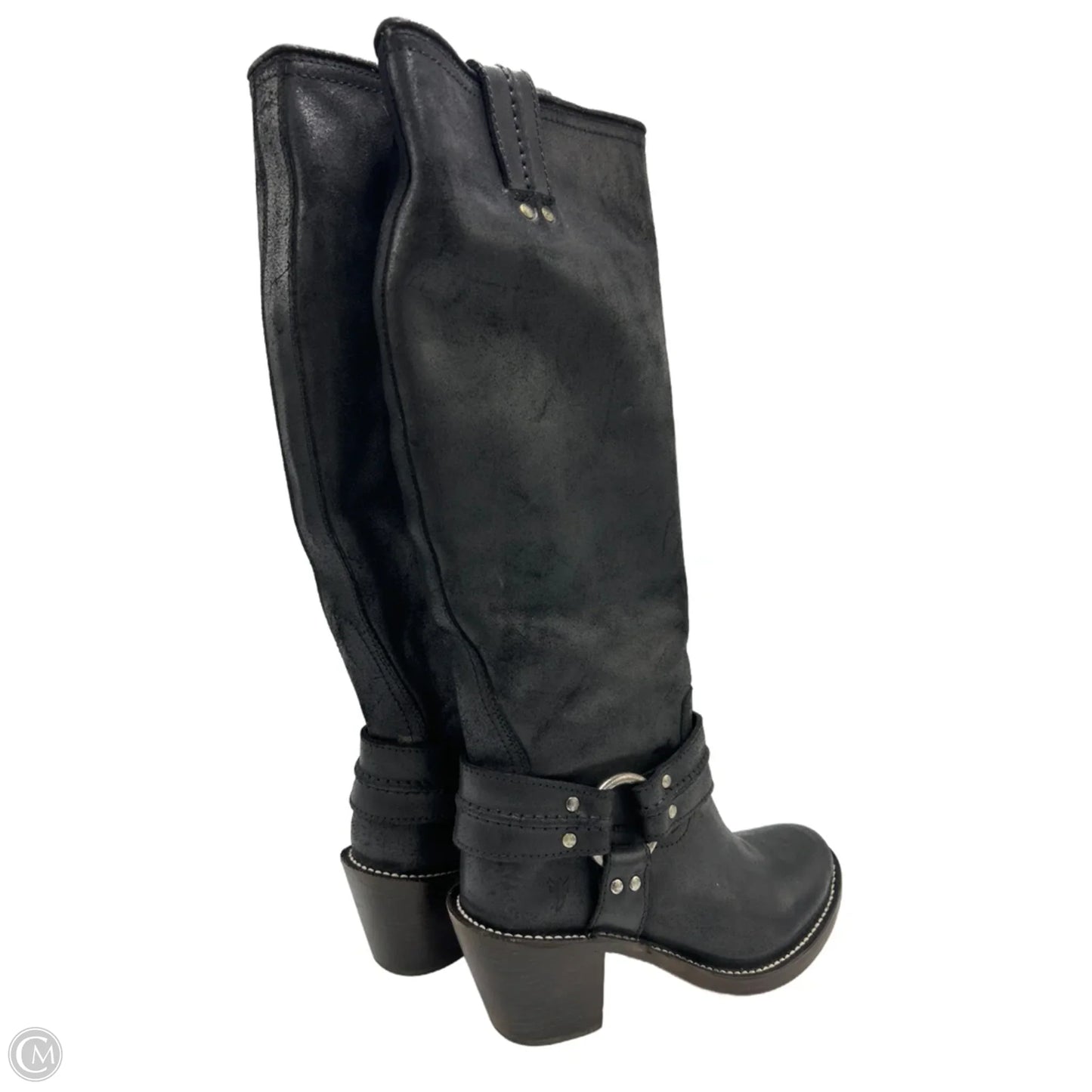 Boots Designer By Frye In Black, Size: 8