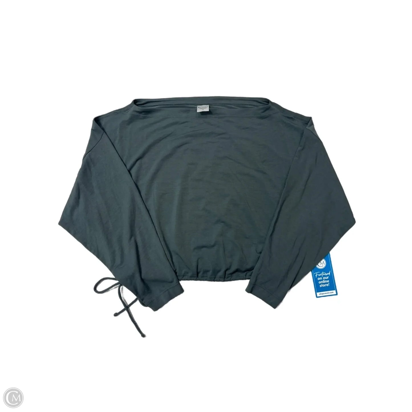Athletic Top Long Sleeve Crewneck By Athleta In Teal, Size: Xs
