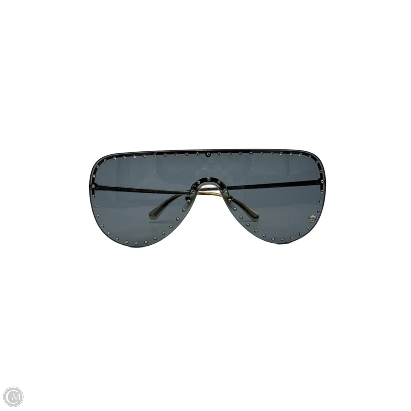 Studded Shield Luxury Sunglasses By Versace
