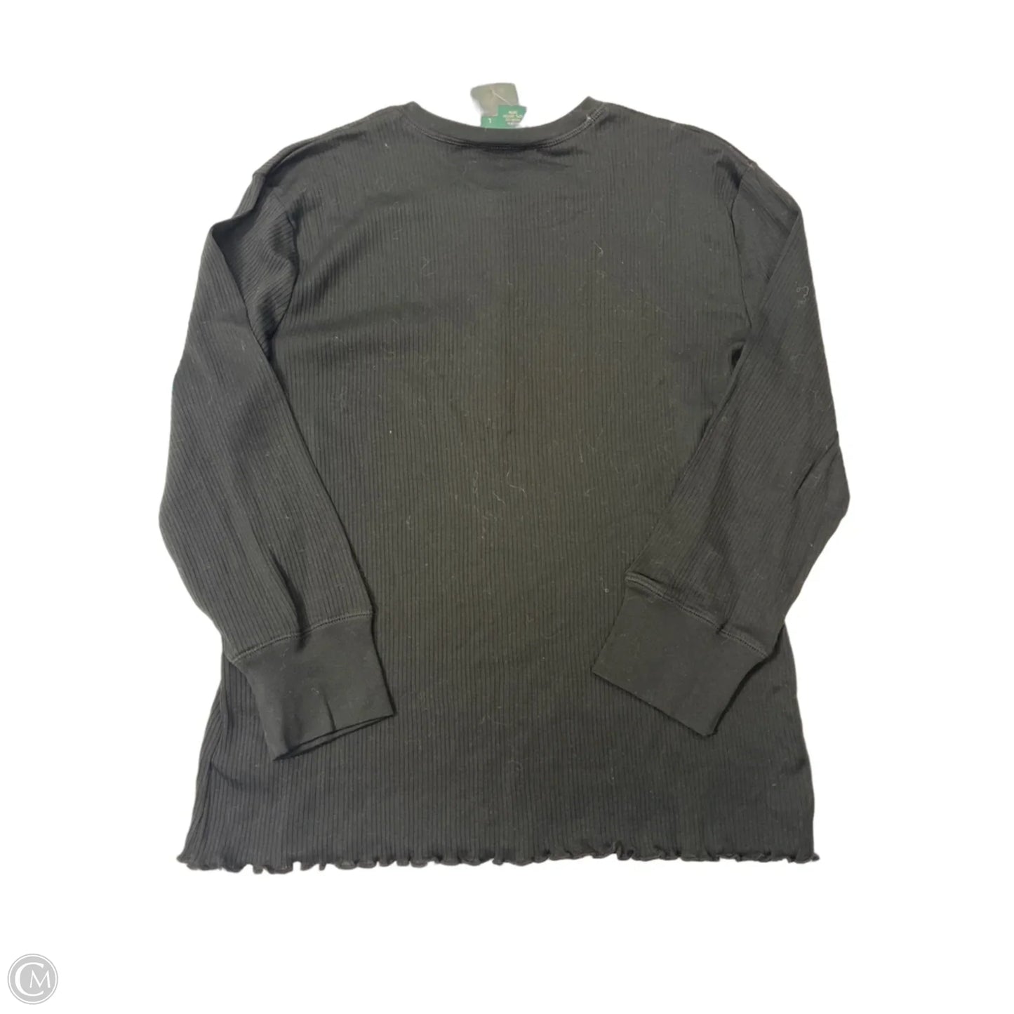 Top 3/4 Sleeve By Lauren By Ralph Lauren In Black, Size: L