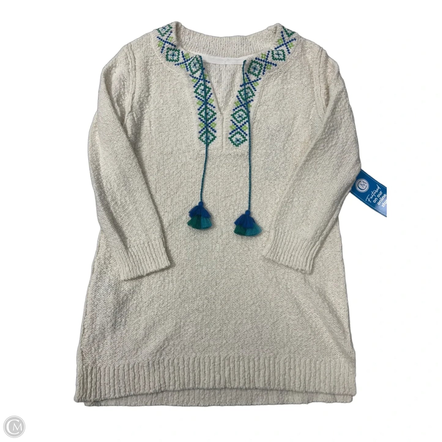 Sweater By Tommy Bahama In Cream, Size: Xs