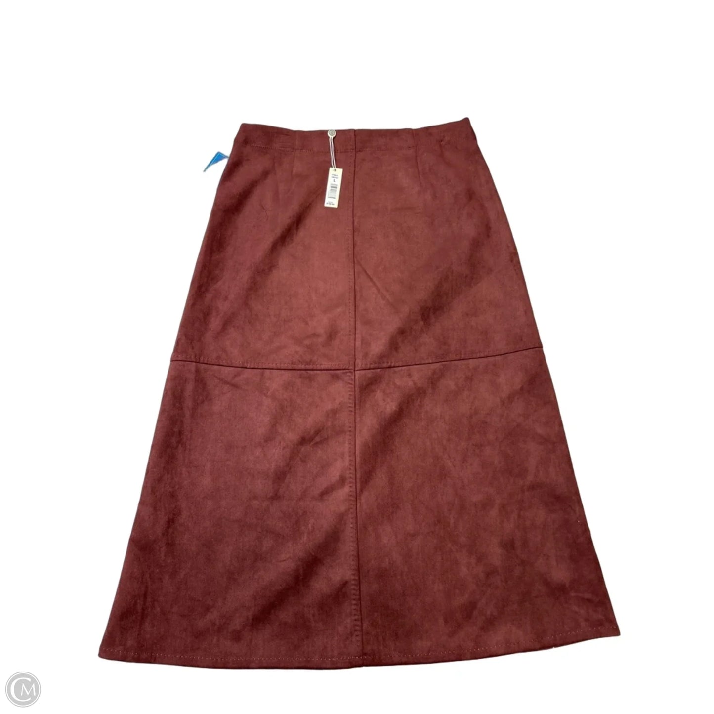 New! Skirt Maxi By Max Studio In Maroon, Size: L