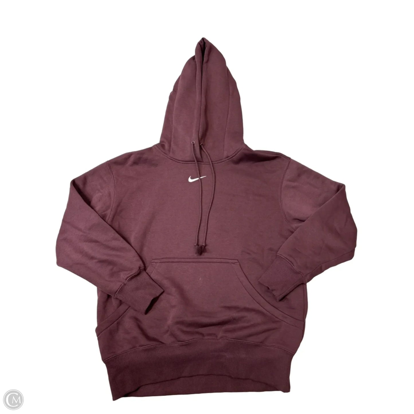 Athletic Sweatshirt Hoodie By Nike Apparel In Maroon, Size: Xs