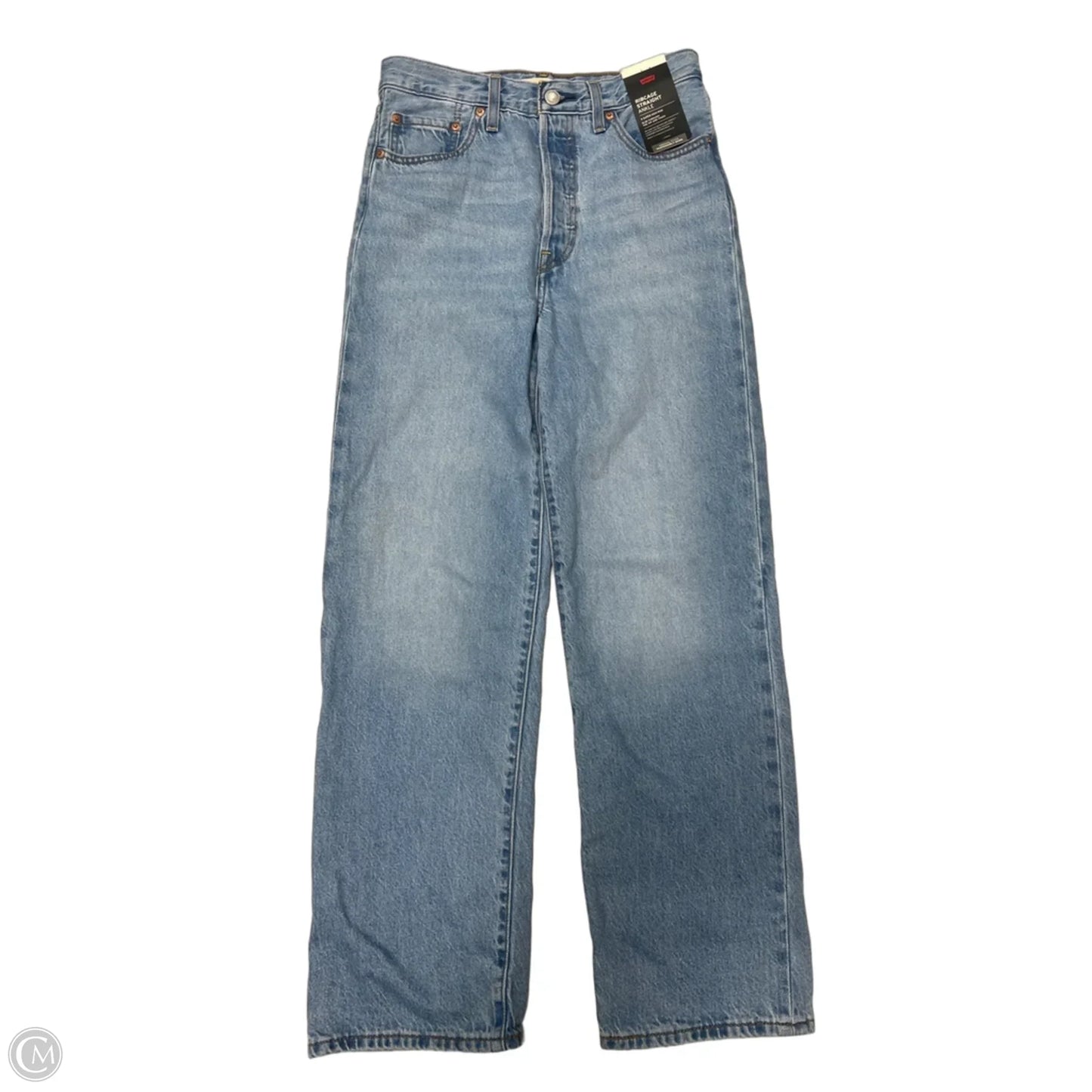 Jeans Straight By Levis In Blue, Size: 4