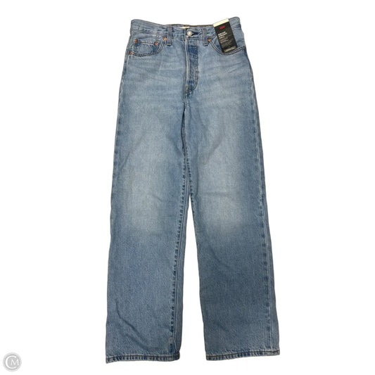 Jeans Straight By Levis In Blue, Size: 4