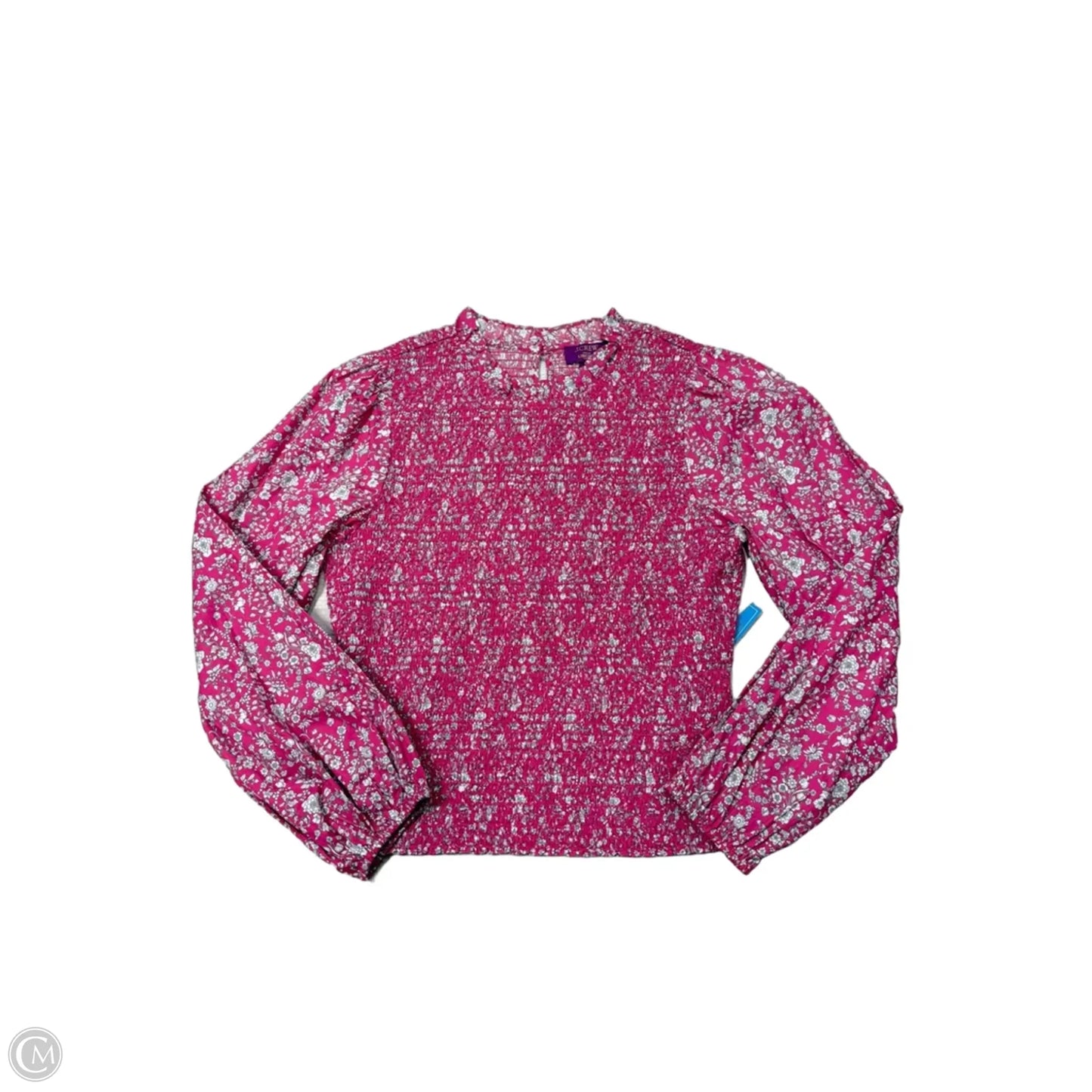 Top Long Sleeve By J. Crew In Pink, Size: L