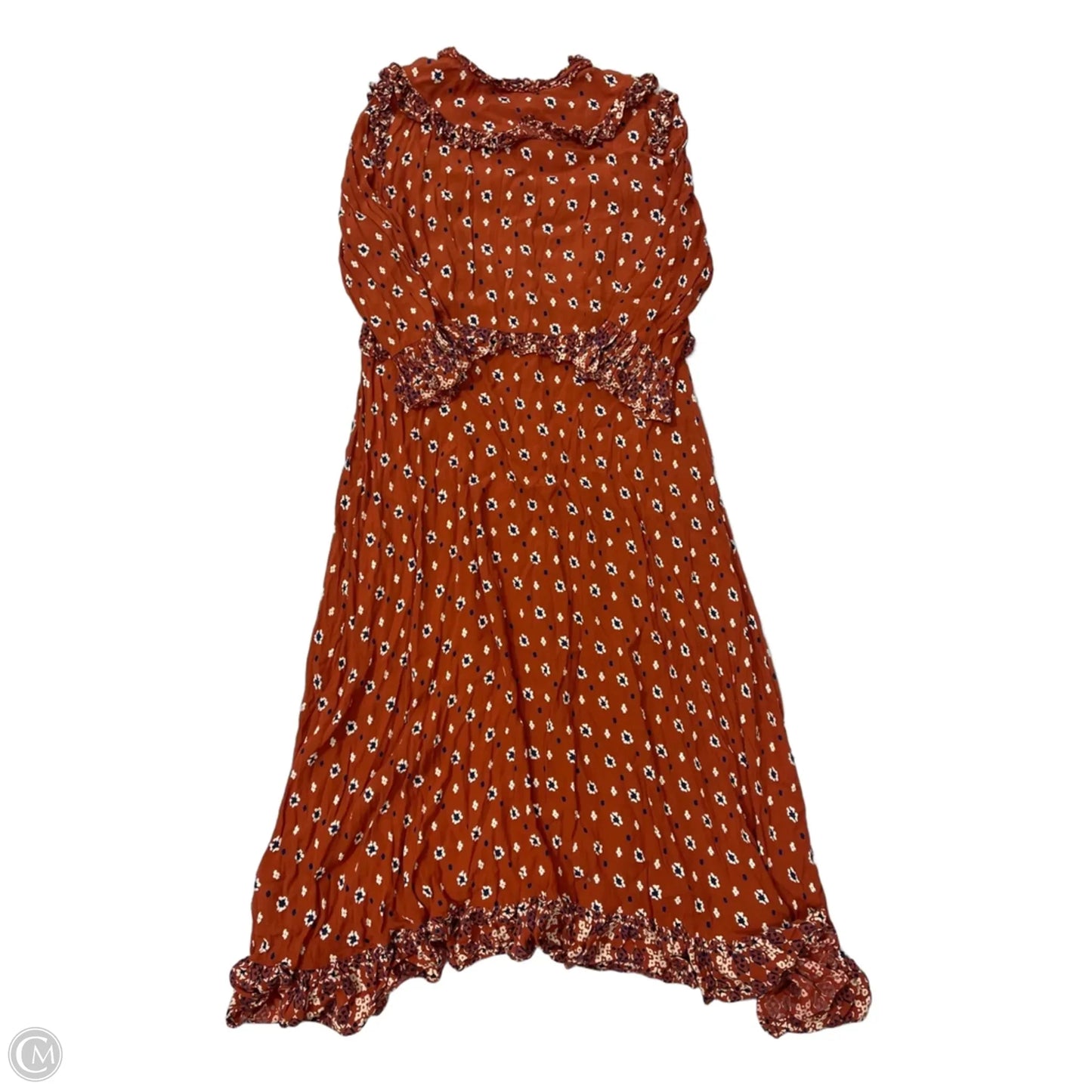 Dress Casual Maxi By Free People In Orange, Size: L