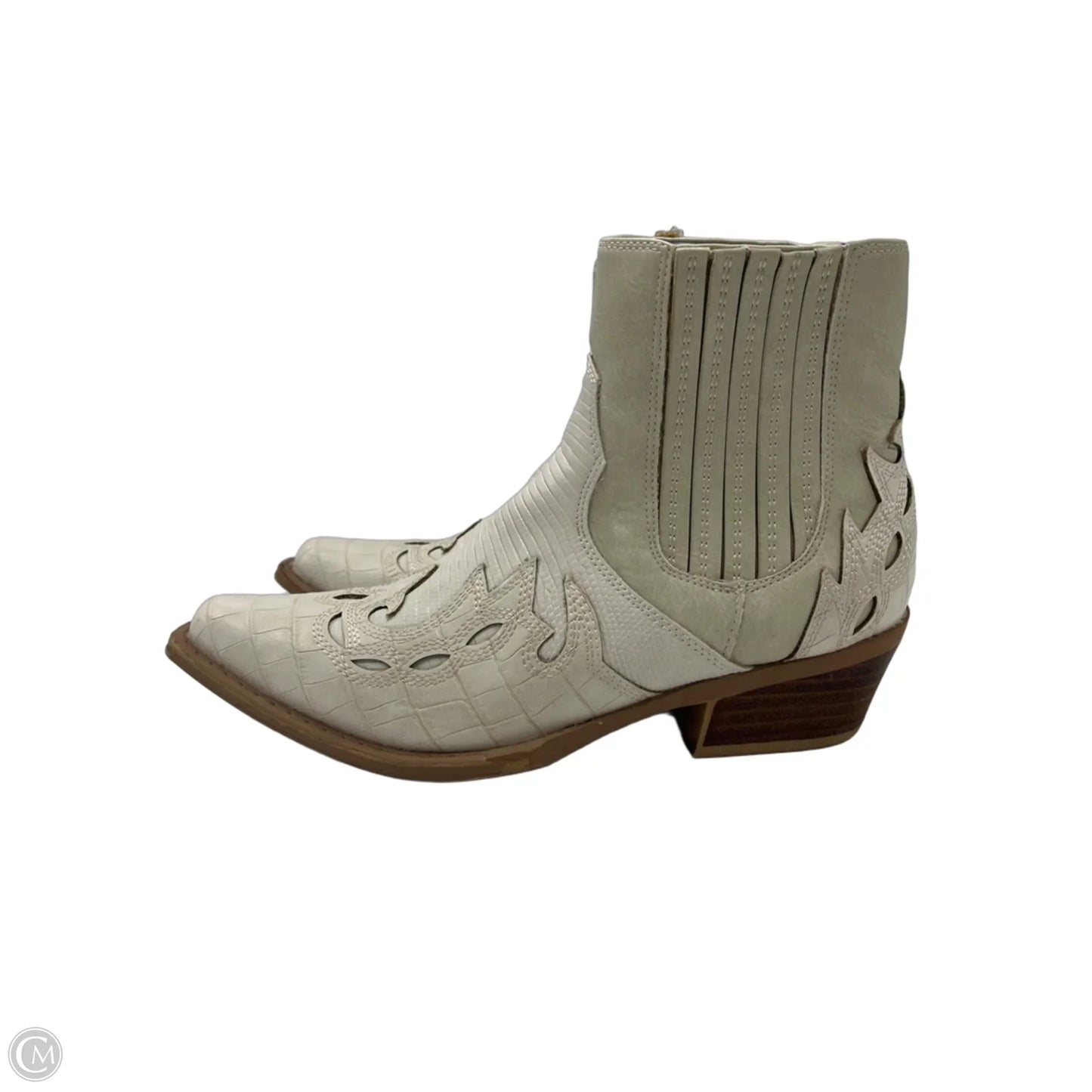 Boots Western By Coconuts In White, Size: 9