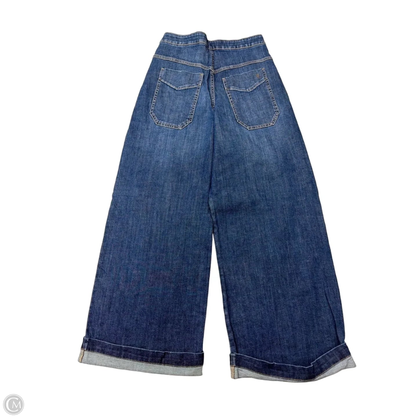 Jeans Wide Leg By Pilcro In Blue, Size: 4
