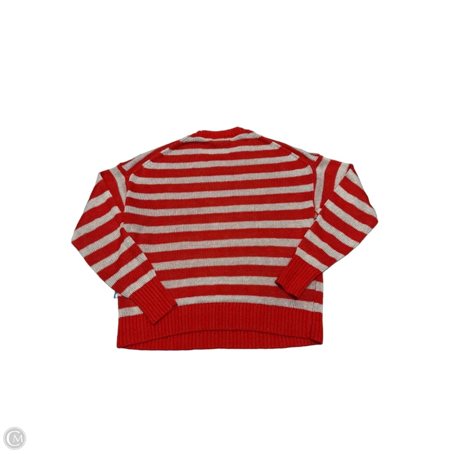 Sweater By Madewell In Orange & Tan, Size: S
