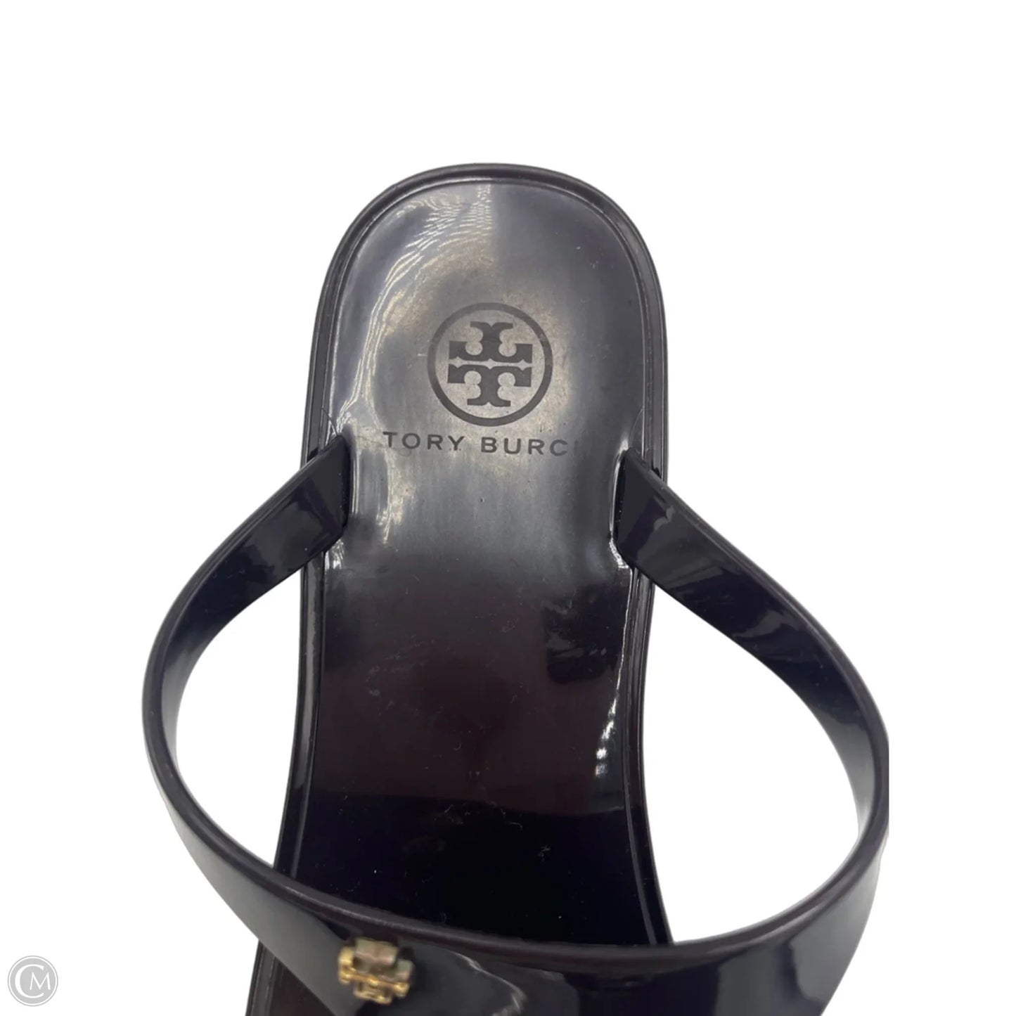 Sandals Designer By Tory Burch In Deep Maroon, Size: 8