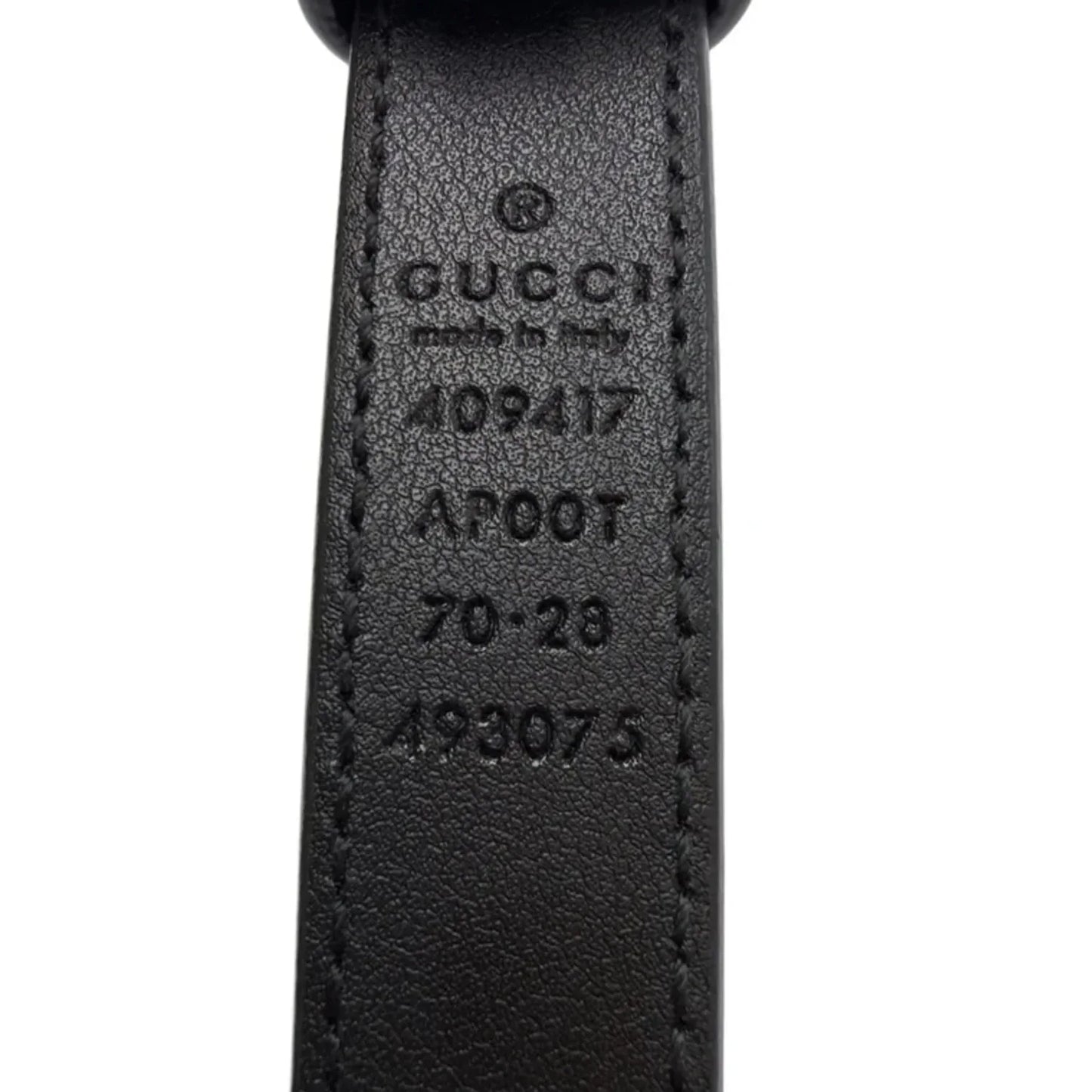 Gucci GG Marmont Thin Luxury Belt, Size XS (28/70)