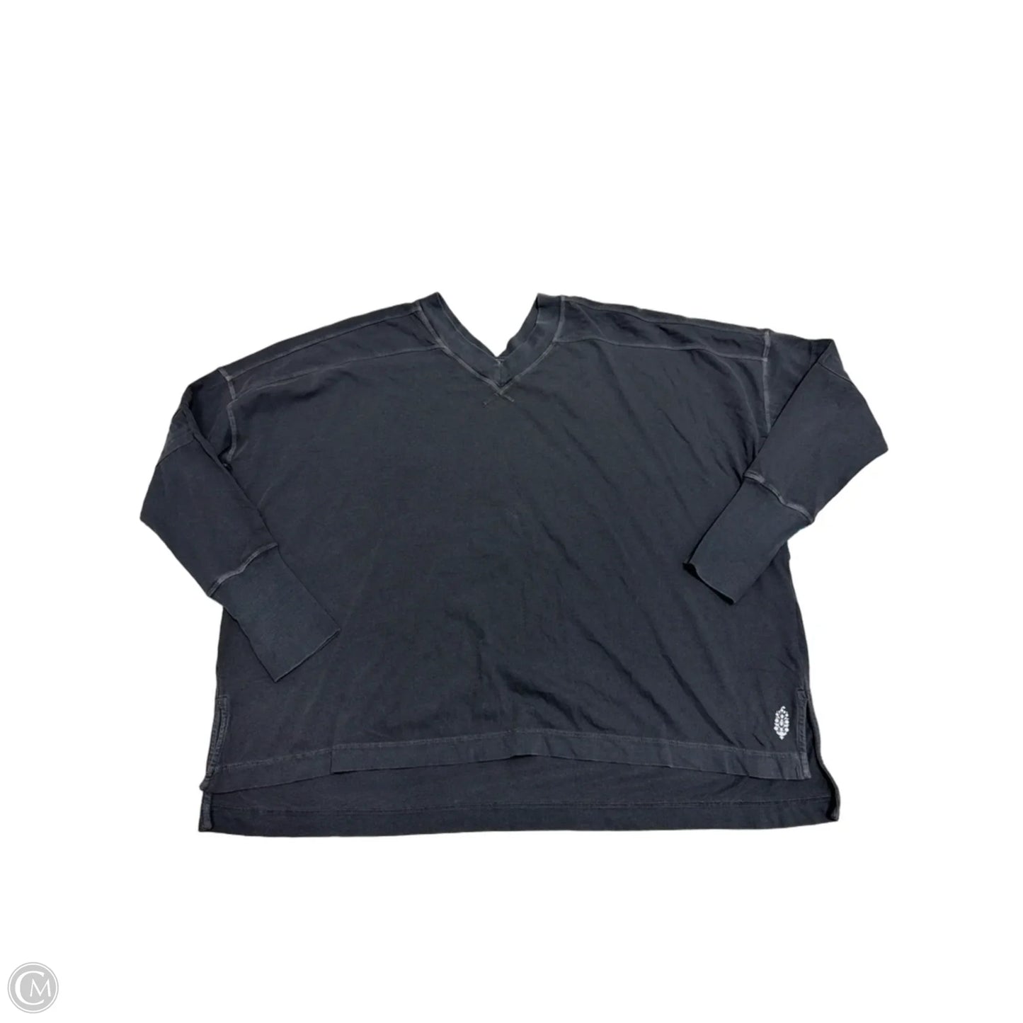 Top Long Sleeve By Free People In Grey, Size: M