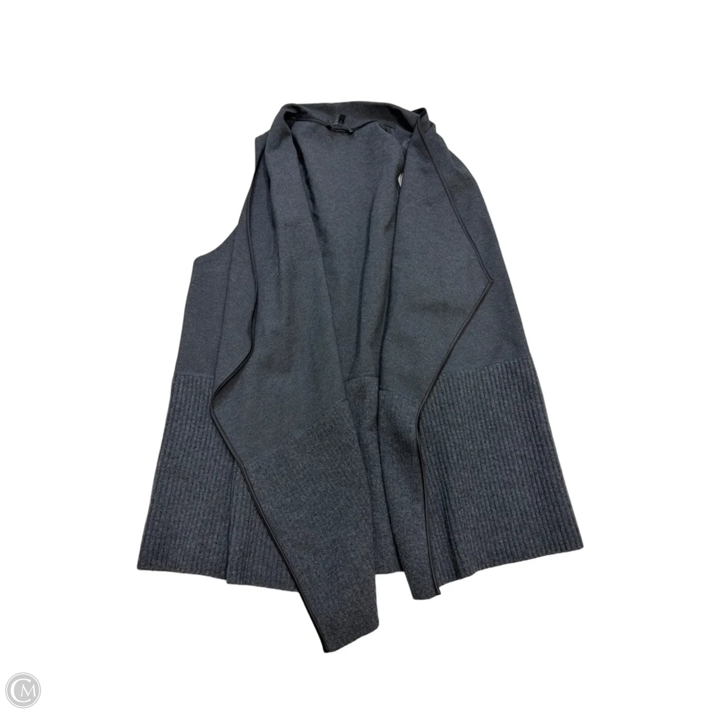 Jacket Designer By Lafayette 148 In Grey, Size: M