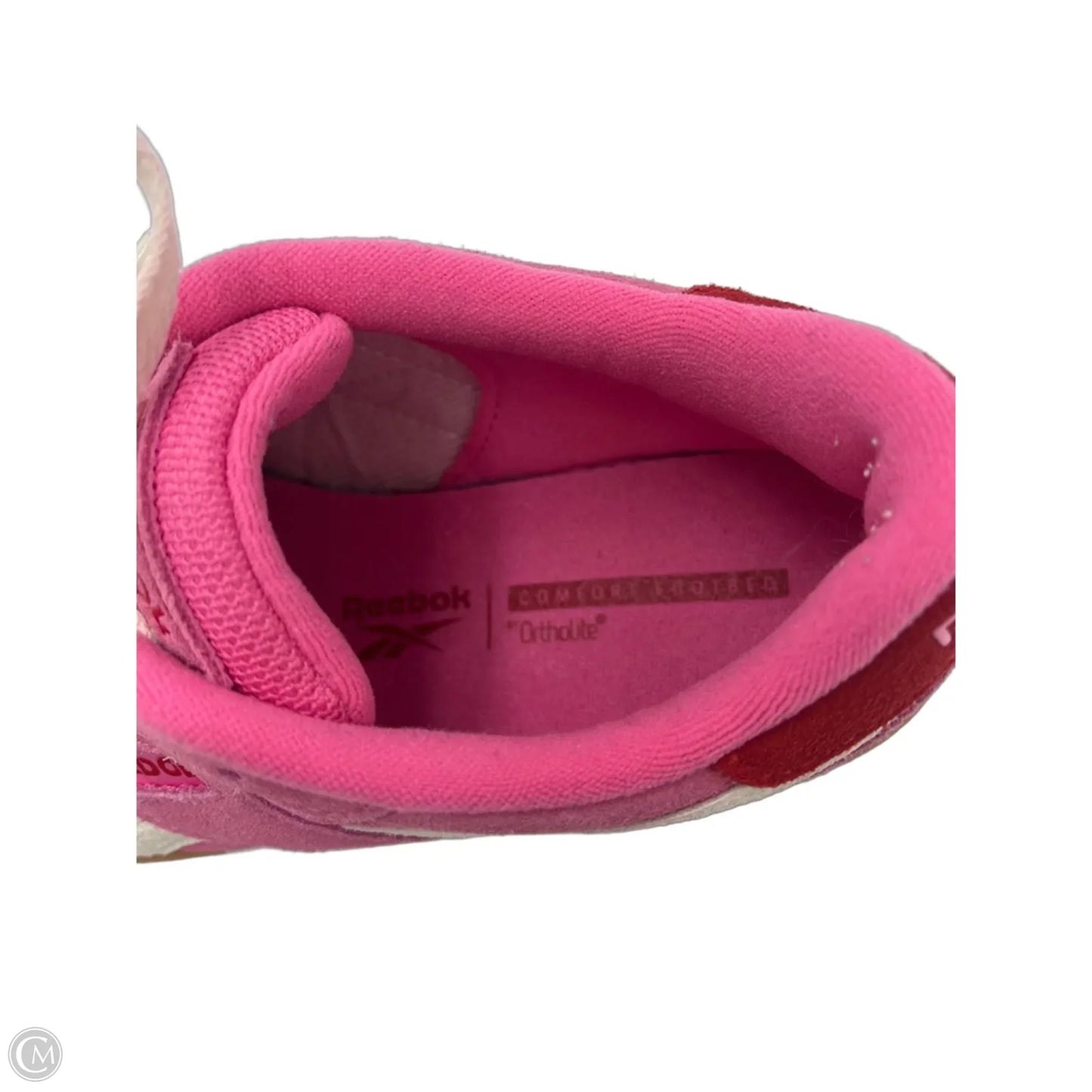 Shoes Athletic By Reebok In Pink & Red, Size: 7
