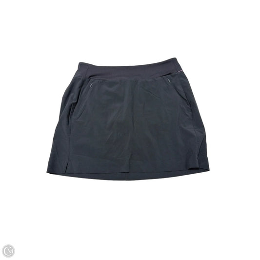 Athletic Skort By Athleta In Black, Size: M