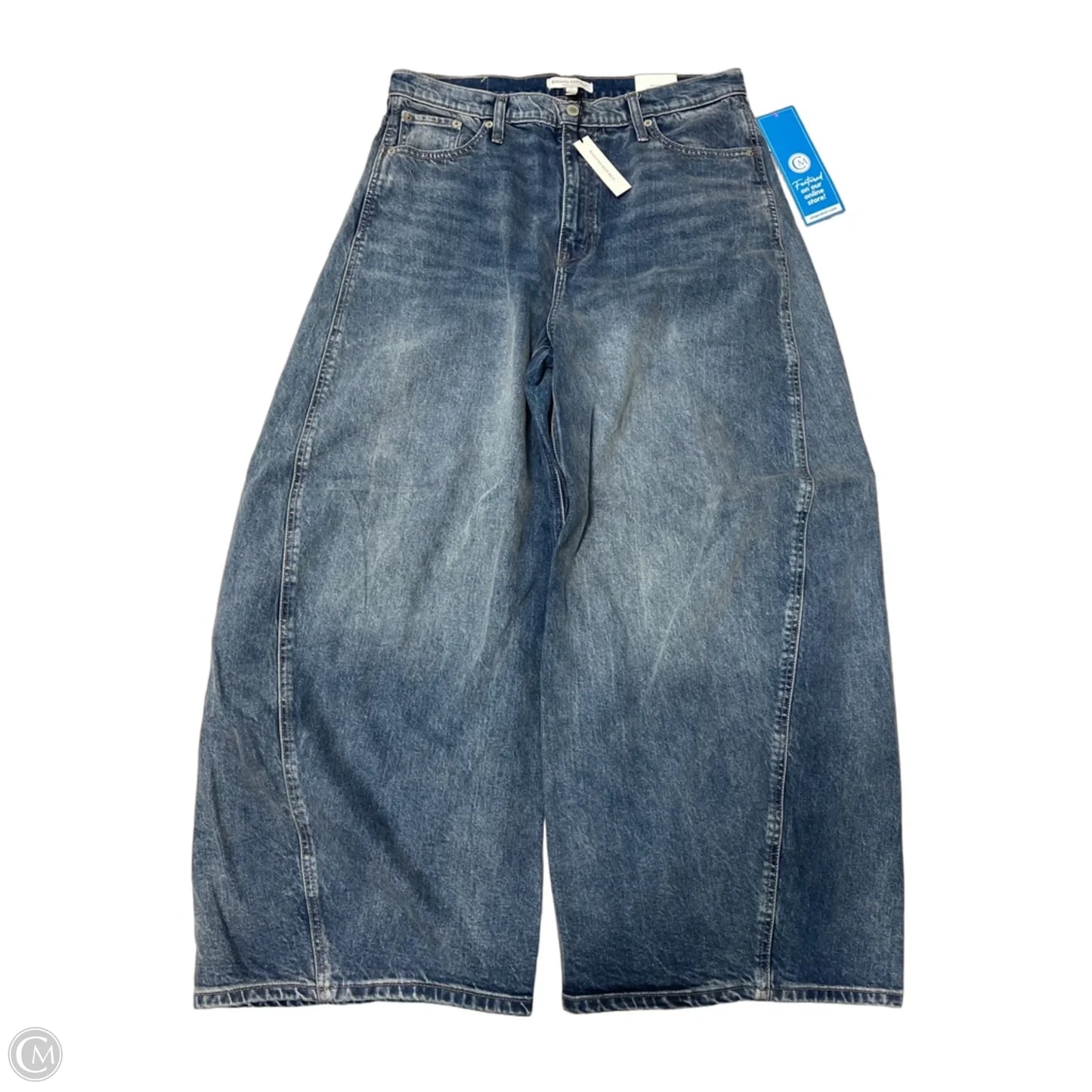 New! Jeans Wide Leg By Banana Republic In Blue, Size: 12p