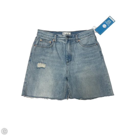 Shorts By Free People In Blue Denim, Size: 6
