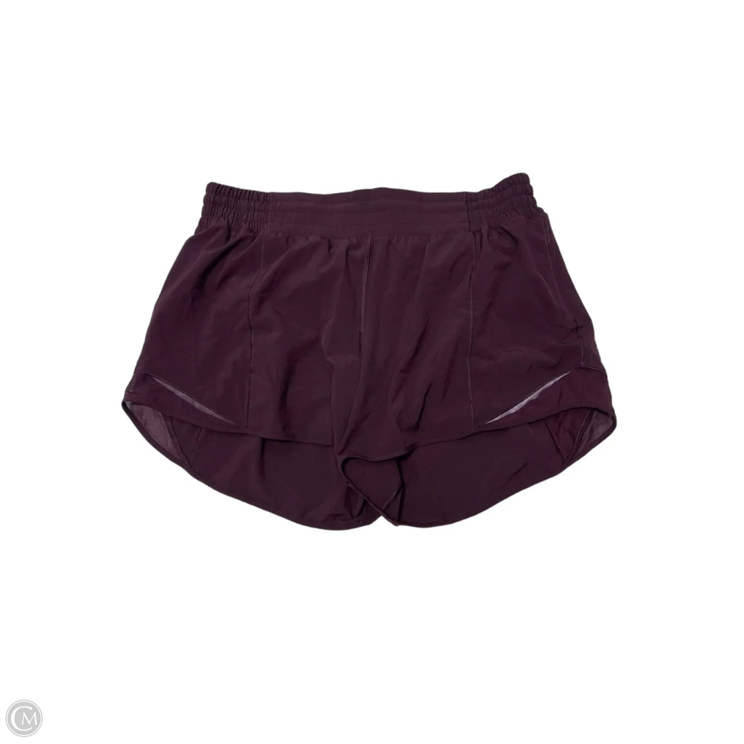 Athletic Shorts By Lululemon In Maroon, Size: L