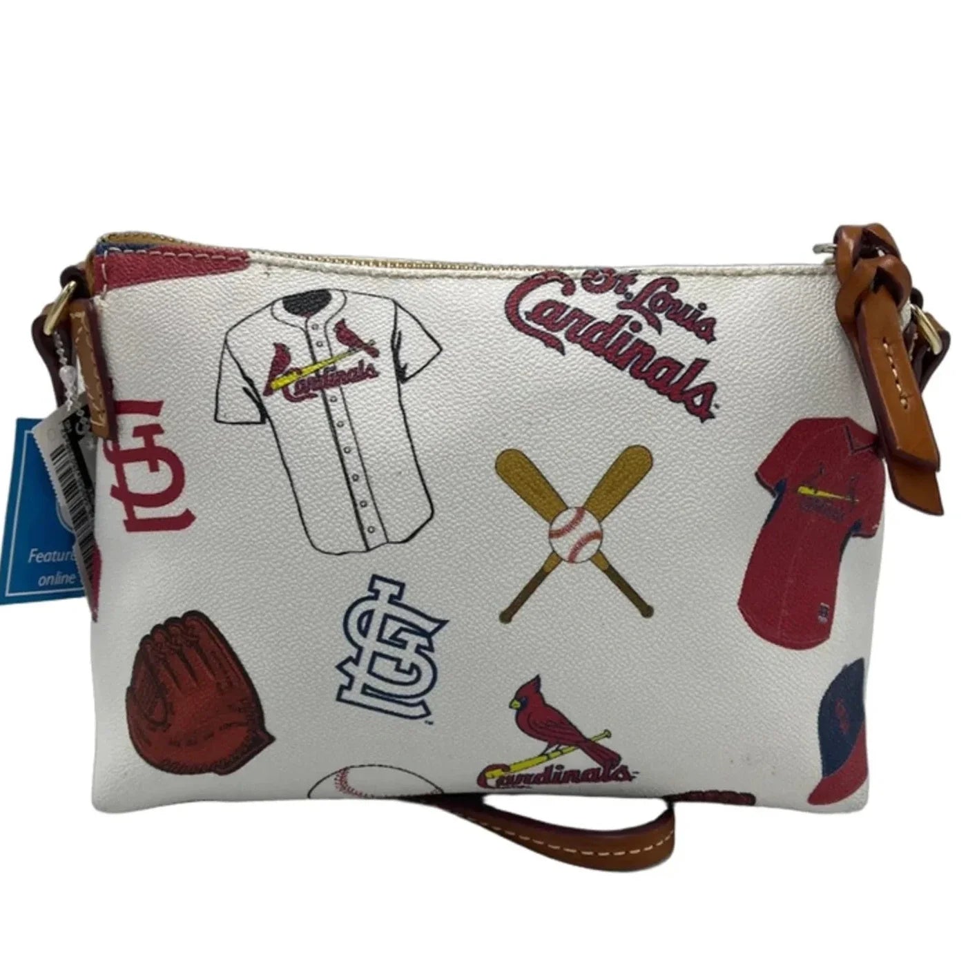 STL Cardinals MLB Crossbody Designer By Dooney And Bourke