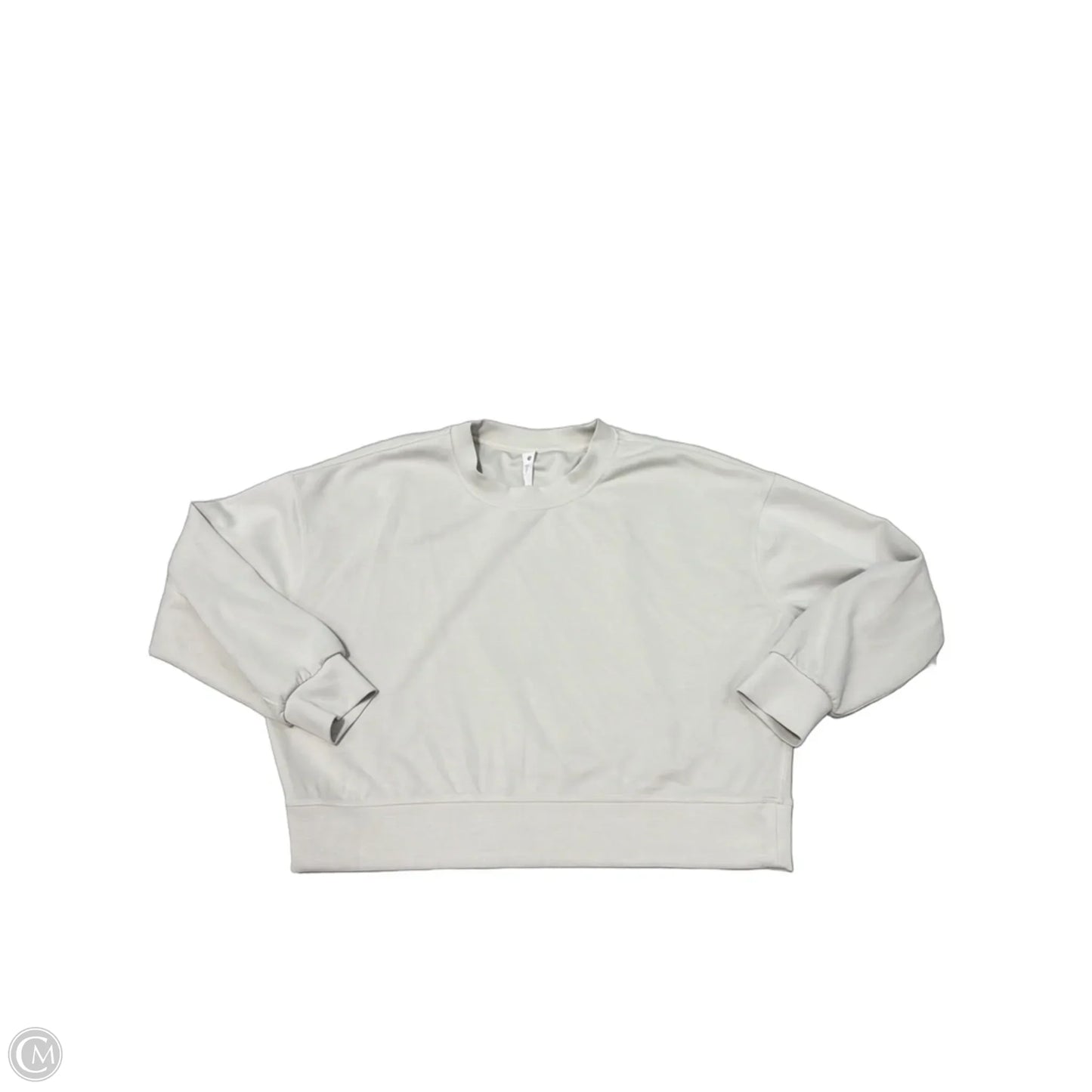 Top Long Sleeve By Lululemon In Grey, Size: M