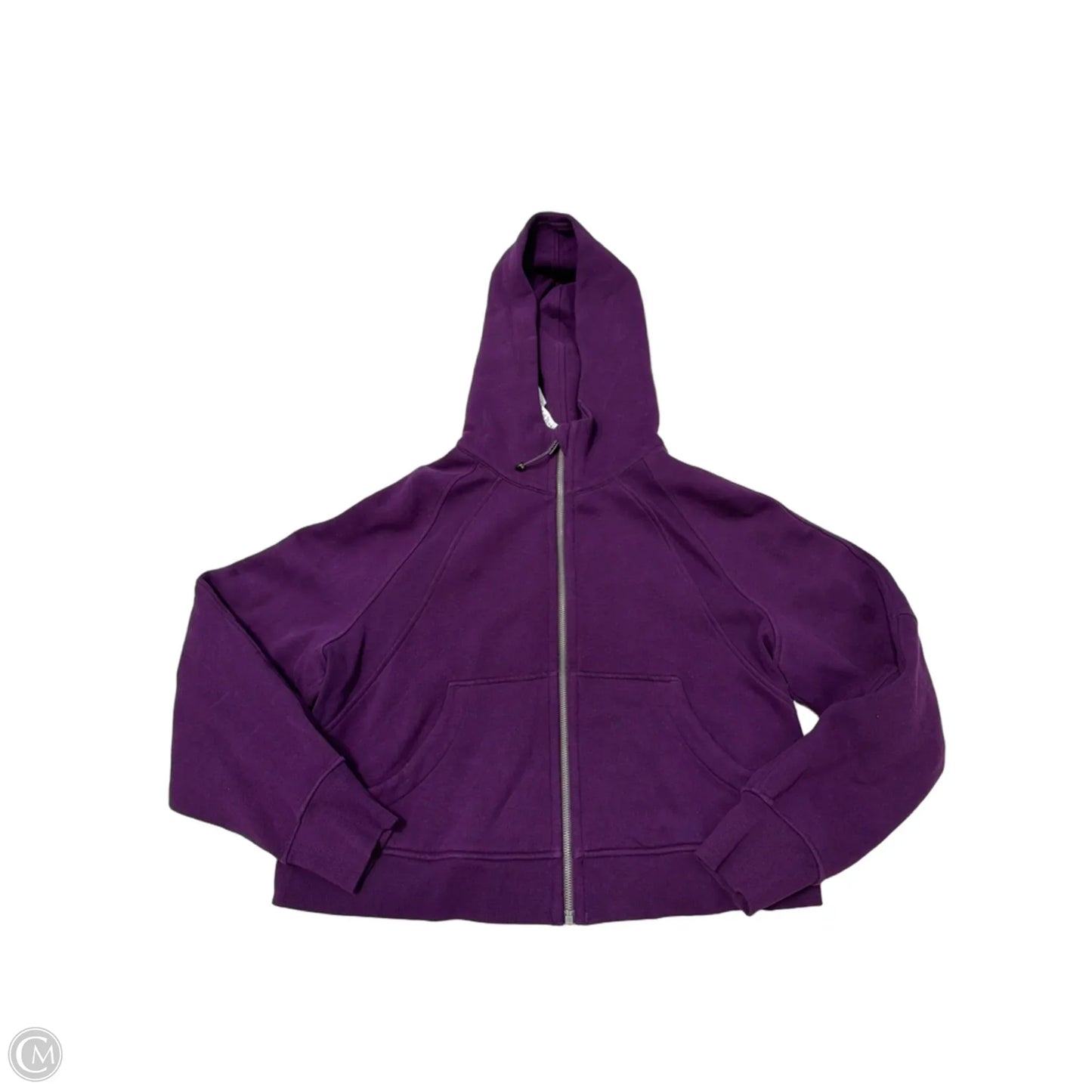 Athletic Sweatshirt Hoodie By Lululemon In Purple, Size: M