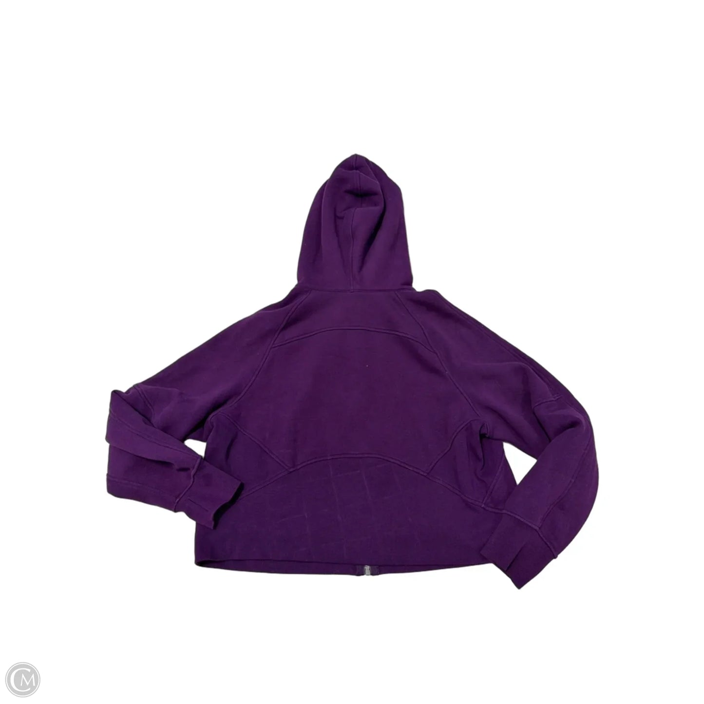 Athletic Sweatshirt Hoodie By Lululemon In Purple, Size: M