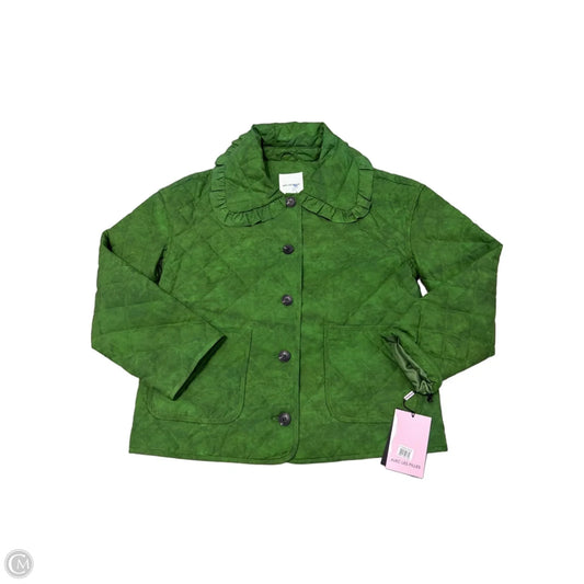 New! Jacket Puffer & Quilted By Avec Les Filles In Green, Size: M