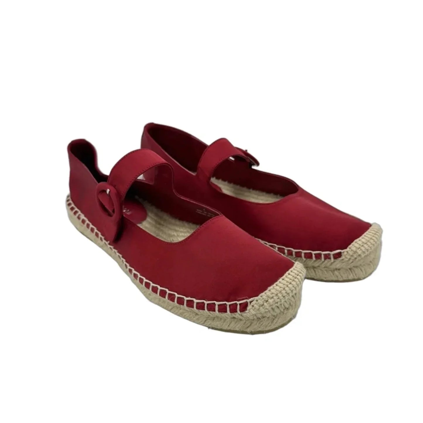 Shoes Espadrille Flats By Jeffrey Campbell In Red, Size: 8