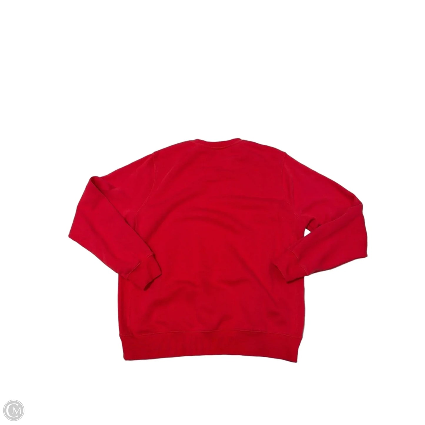 Athletic Sweatshirt Crewneck By Nike Apparel In Red, Size: L