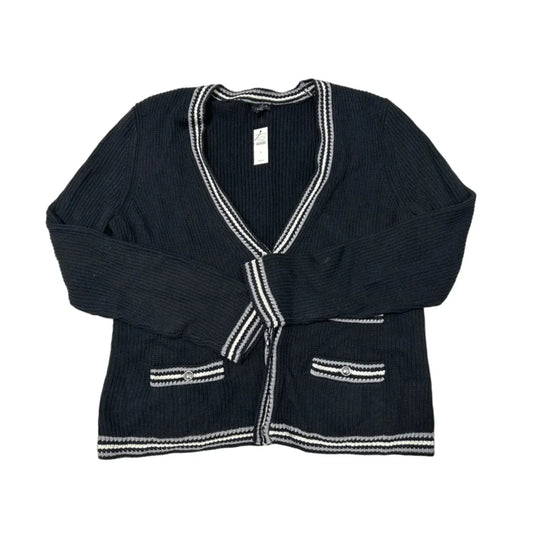 New! Sweater Cardigan By Talbots In Black, Size: L