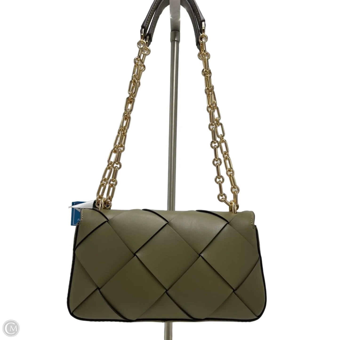 Like New! Michael Kors Tribeca Woven Leather Designer Handbag