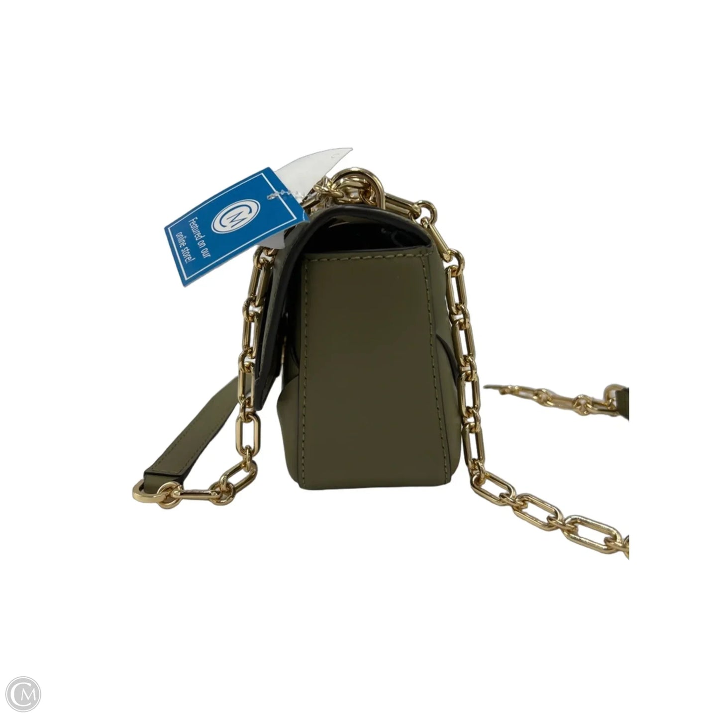 Like New! Michael Kors Tribeca Woven Leather Designer Handbag