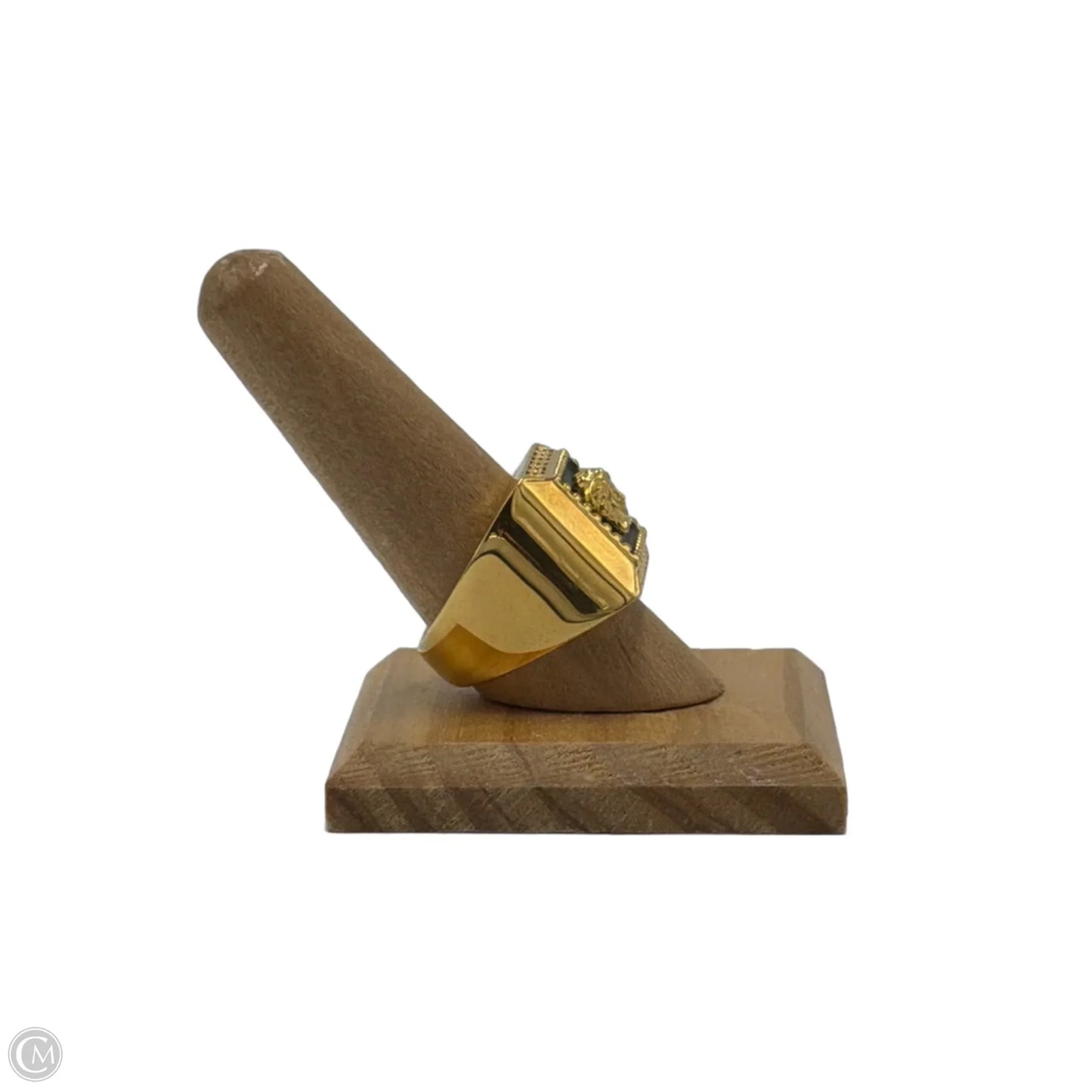 Versace Medusa Signet Luxury Ring, Size: 9.5