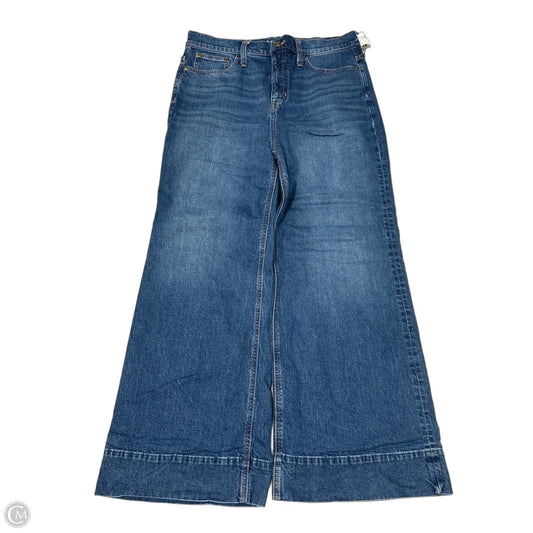 Jeans Wide Leg By J. Crew In Blue, Size: 12p