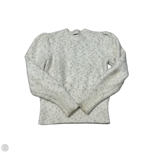 Sweater By Ann Taylor In Gold & White, Size: S